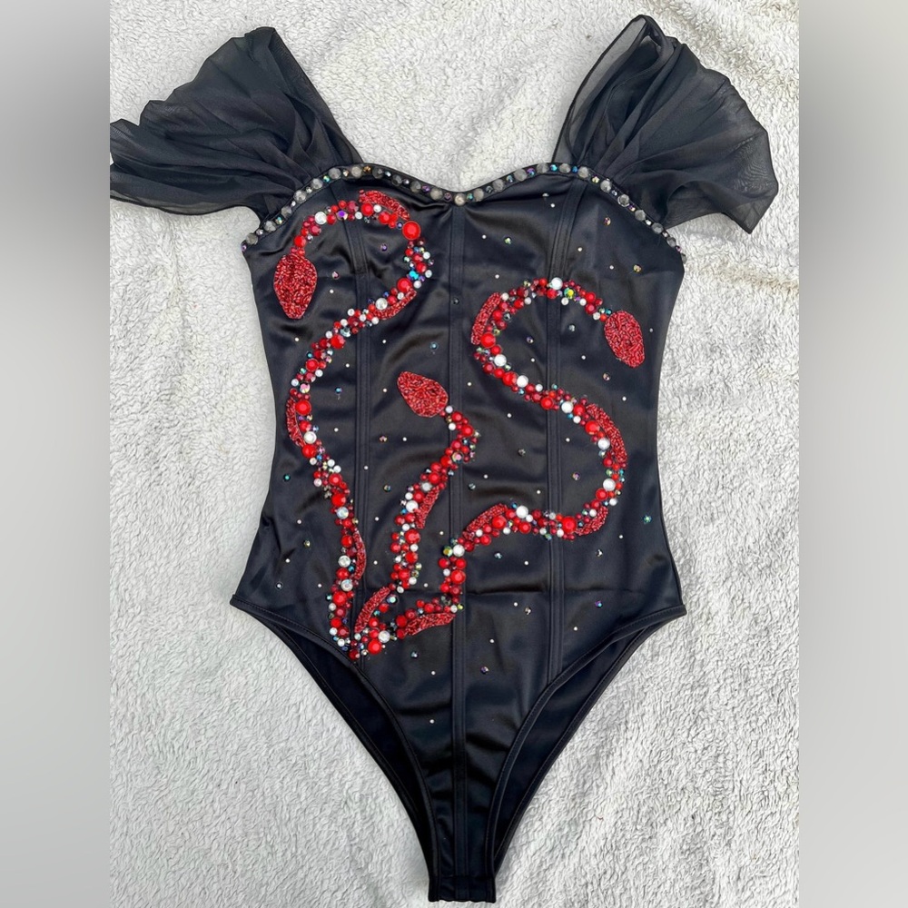 NEW Medium Taylor Swift Reputation Eras Tour Outfit Bodysuit rep ts
